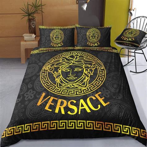 versace duvet cover ebay|Versace bedding set king.